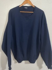 Vintage 90  s Russell Athletic Sweatshirt Mens 2XL Navy Blue