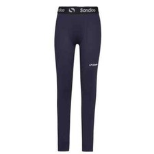 Image of BOYS NAVY SONDICO CORE COMPRESSION THERMAL BASELAYER TIGHTS BOTTOMS WINTER
