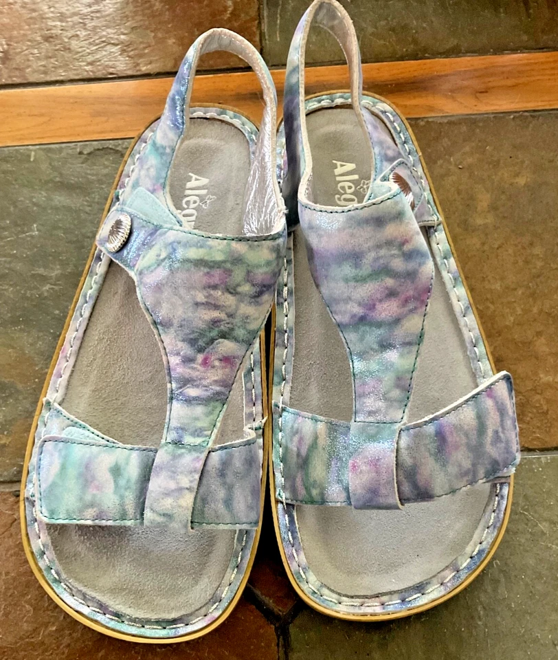 Sandalias de plataforma Alegria Ken 298 para mujer zapatos talla 40 o EE. UU. 9 a 9,5 Foto 2 de 4