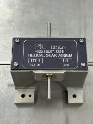 QTY 1 NEW PIC DESIGN PRECISION HELICAL GEAR  BOX 1:1 RATIO LOW BACKLASH 4-WAY