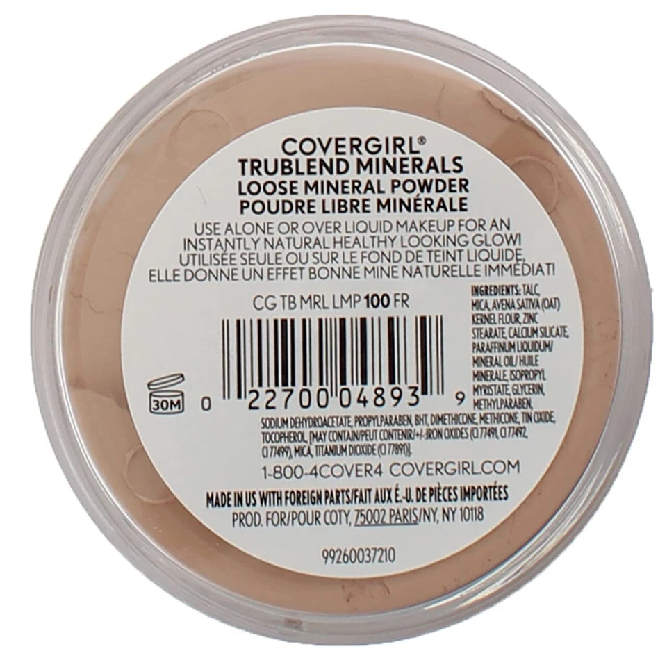 COVERGIRL, TruBlend Minerals, Loose Face Powder,  Fair 100 - Image 2 of 2