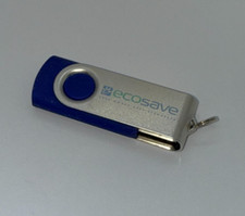 ECOSAVE USB Memory Stick 4GB Keyring Flash Drive - WARRANTY - AUSSIE STOCK
