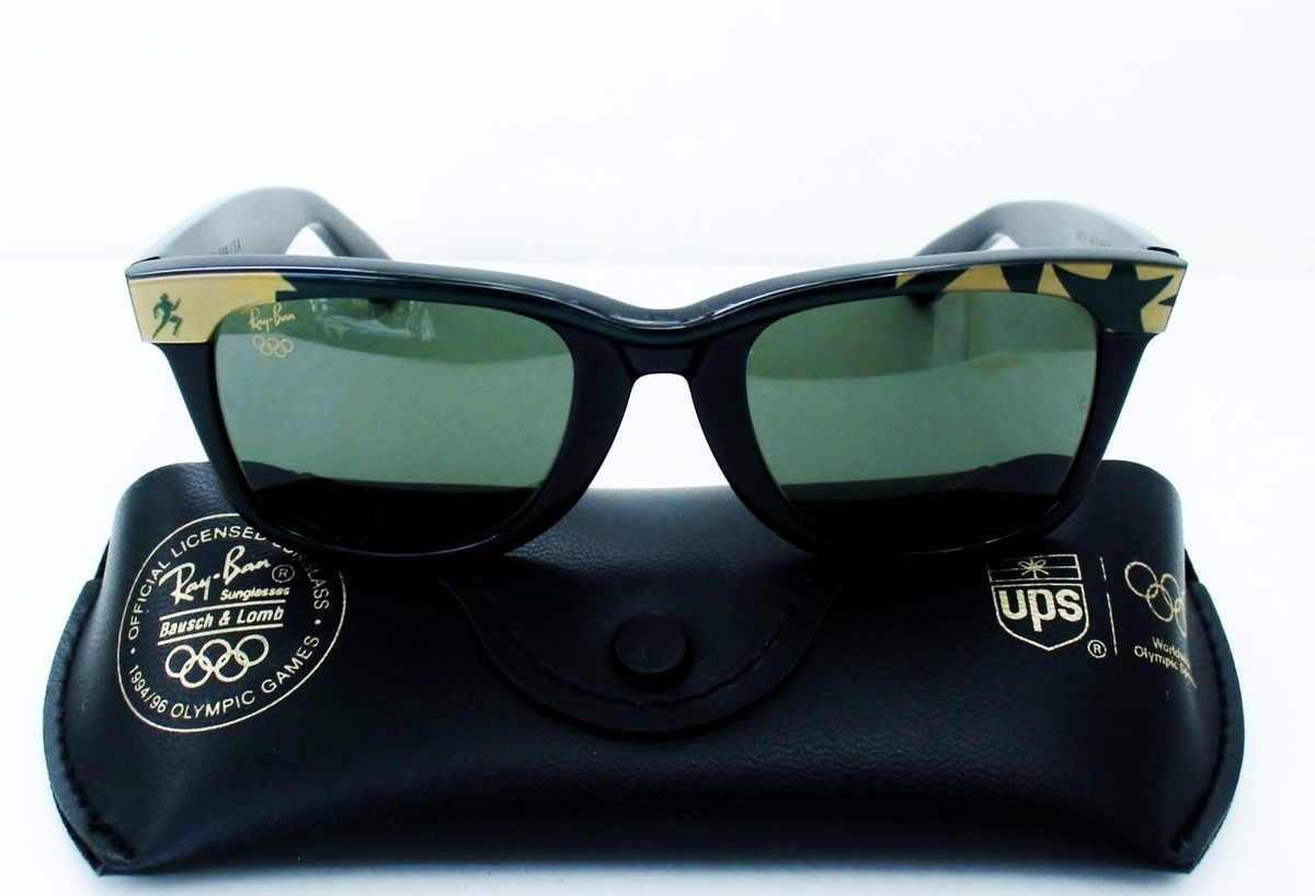 【希少美品】B&L RAY-BAN USA WAYFARER 5022 エボニィ Vintage B&L Ray Ban USA Wayfarer 5022 UPS 1994- 1996 Olympic