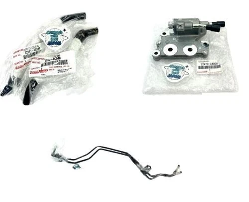 TOYOTA GENUINE SEQUOIA TUNDRA OIL COOLER HOSE Tube SET of 4