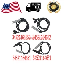 4 PCS ABS Wheel Speed Sensor Front Rear for BMW E46 320I 323i 325i 328i 328Ci M3