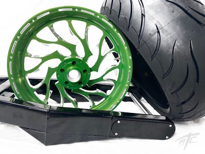 KAWASAKI 240 STEALTH FAT TIRE KIT ILLUSION GREEN HELLIAN KAWASAKI 240 STEALTH FAT TIRE KIT ILLUSION GREEN HELLIAN