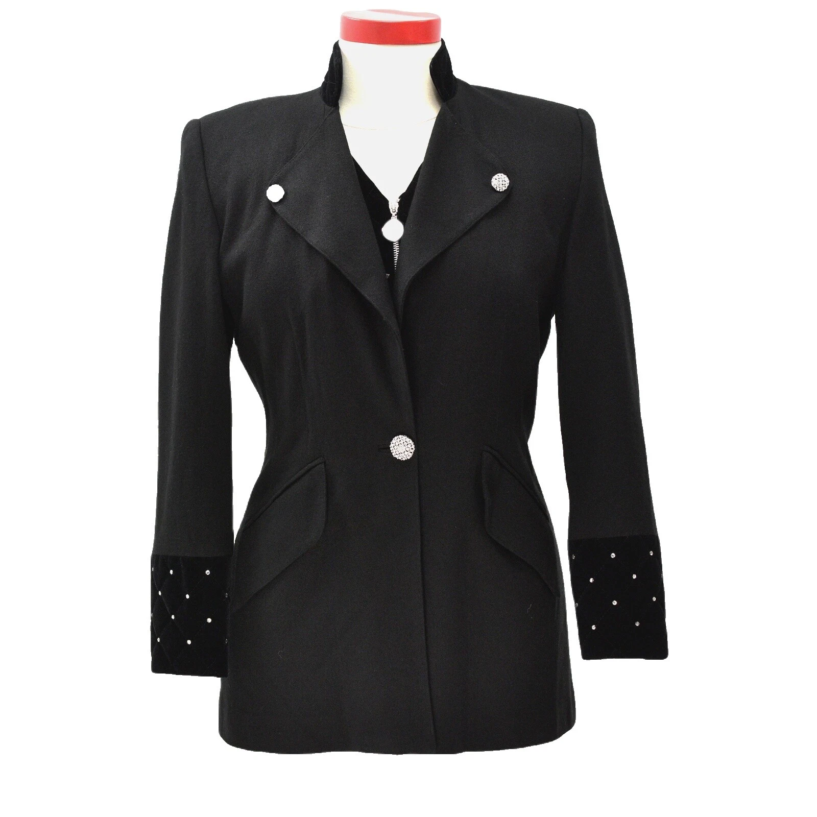 Clubwear Blazer abrigos, chaquetas y chalecos Vintage para Mujeres