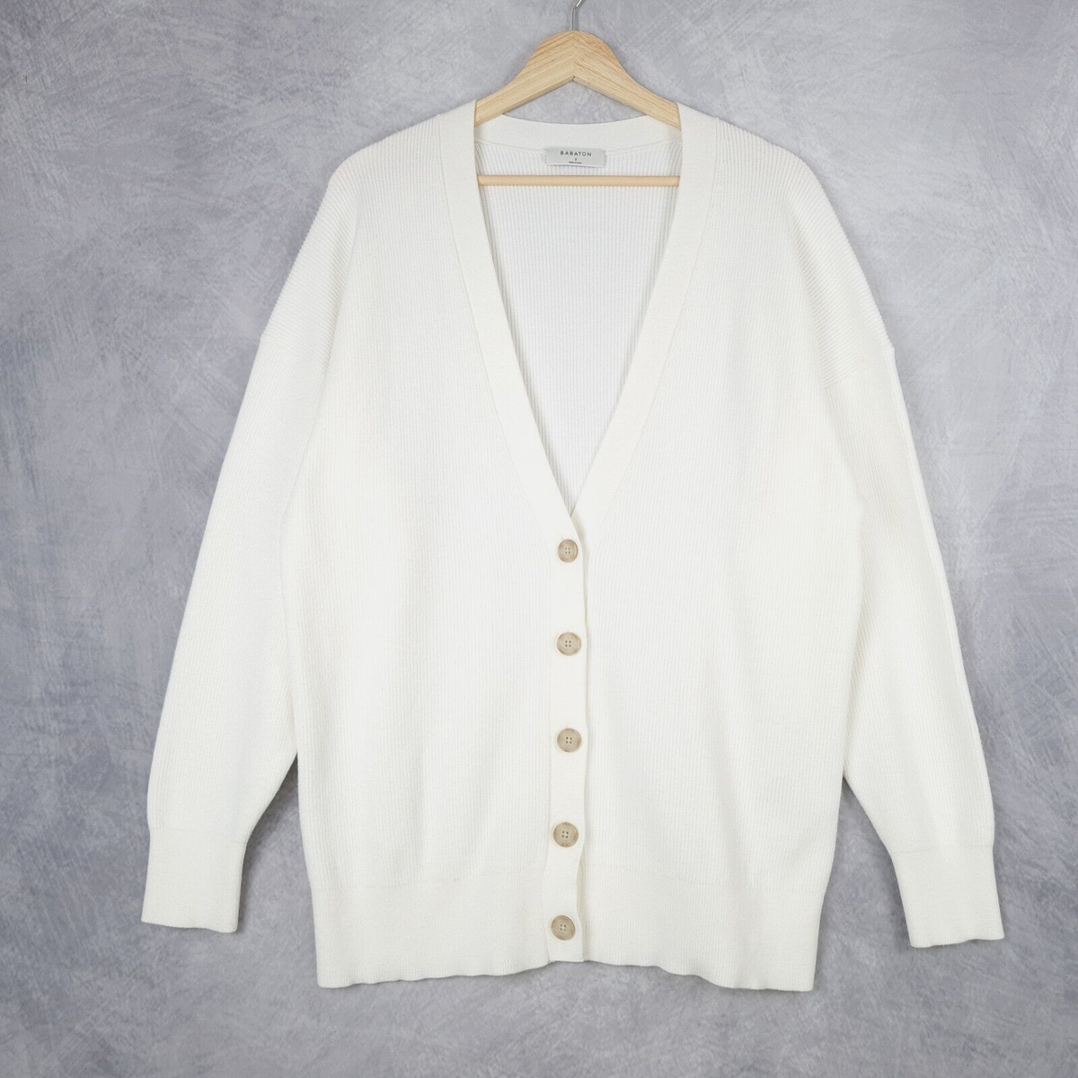 Aritzia Babaton Cardigan Sweater Womens Small White