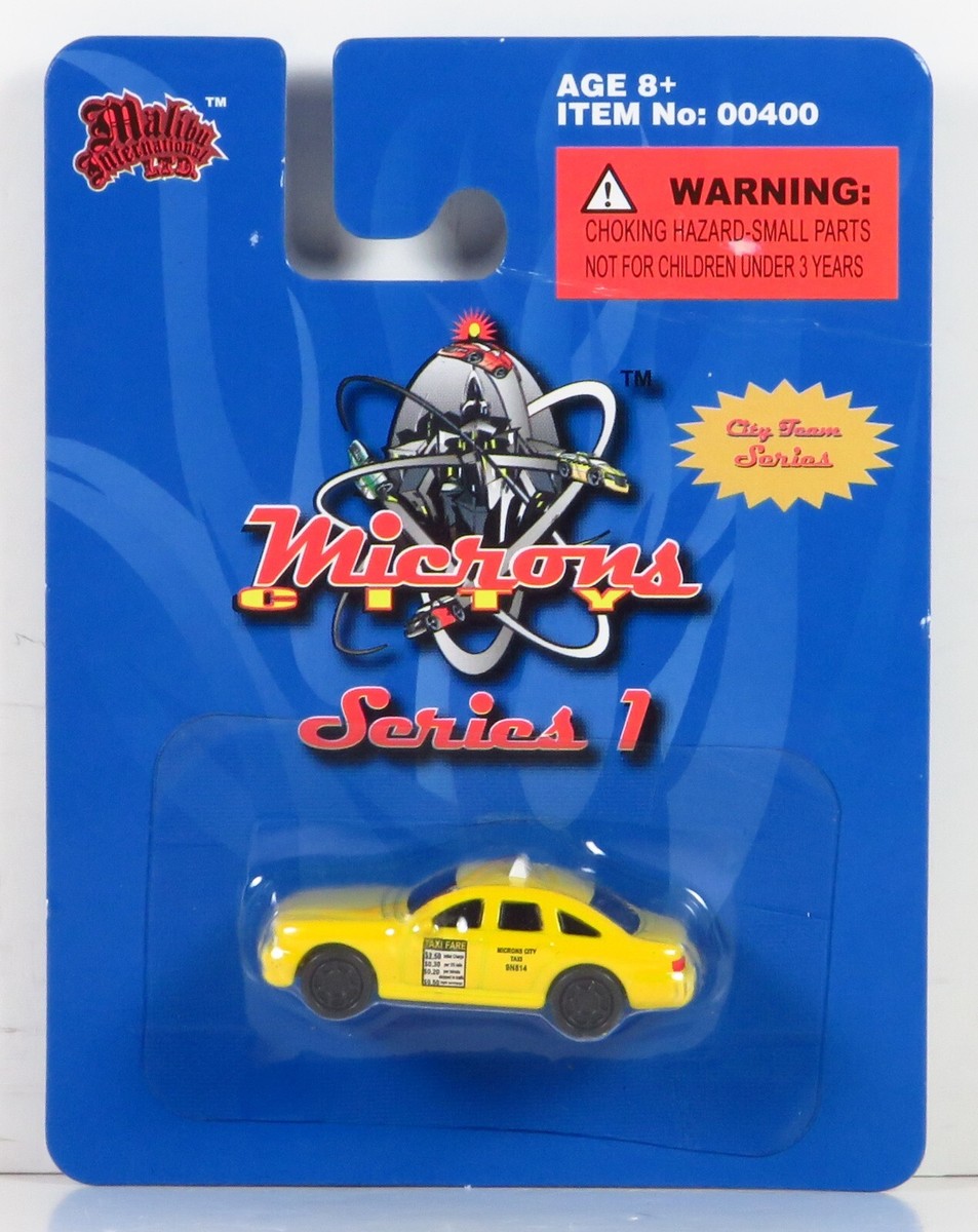 Malibu International Microns City Team Series 1 M.C. Taxi Cab