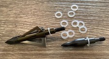 12 NYLON Arrow WASHERS KEEPS FIELD POINTS  BROADHEADS HELPS ALIGNMENT Archery