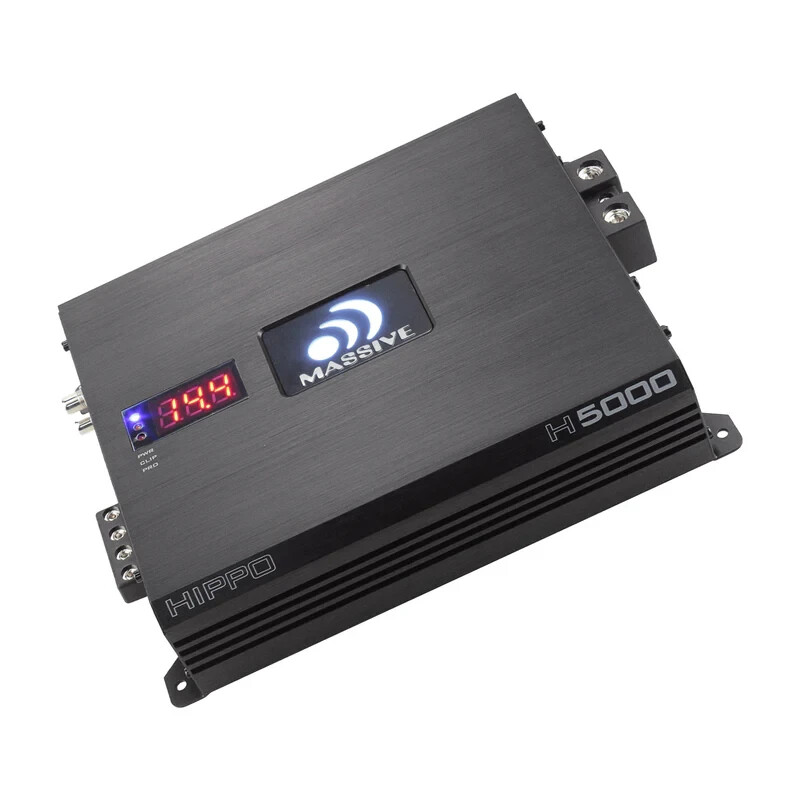 Massive Audio Hippo H5000 5000 WATT RMS X 1 @ 1 OHM MONO AMPLIFIER