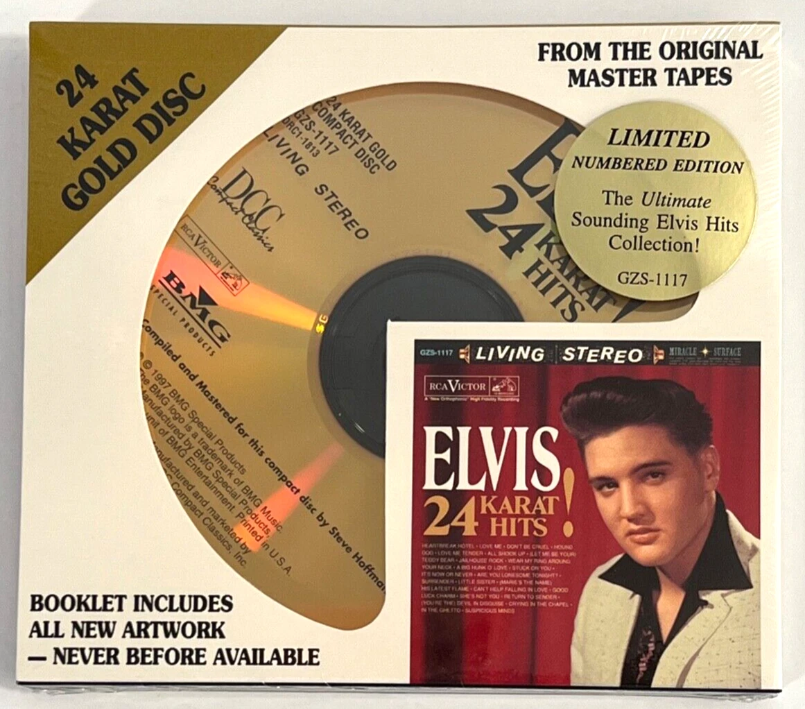 Elvis Presley Rock 24k Gold Disc Music CDs for sale | eBay