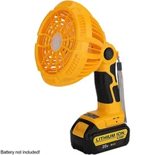 Portable Workshop Jobsite Fan for Dewalt 20V MAX Li-Ion Battery DCB209 Cordless