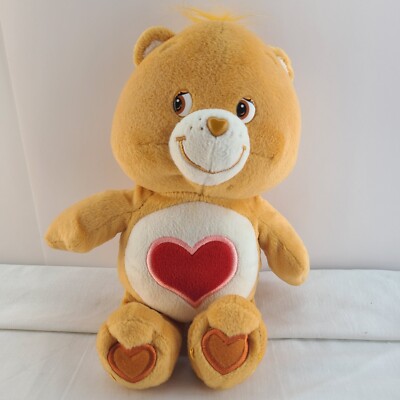 2004 CARE BEARS 12'' Tenderheart Get Well Talking Bear Plush Tested And Works