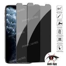 Tempered Glass Privacy Screen Protector For iPhone 13 12 11 XS XR X 8 7 6 SE Lot
