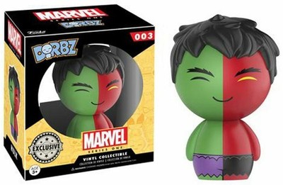 DORBZ #003 RED/GREEN HULK WALGREENS EXCLUSIVE MARVEL SERIES 1