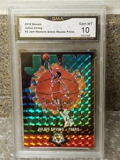 🌟JULIUS🔥ERVING🌟2019🏀JAM 🏀MASTERS💥GREEN💥MOSAIC💥💥PRIZM💎GEM💎MINT💎10💎 