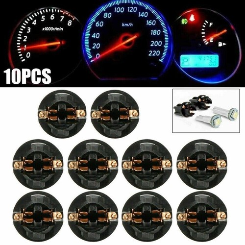 10Pcs T10 168 192 Bulb Holders Wedge Dashboard Dash Light Base Twist Socket Lock - Picture 17 of 17