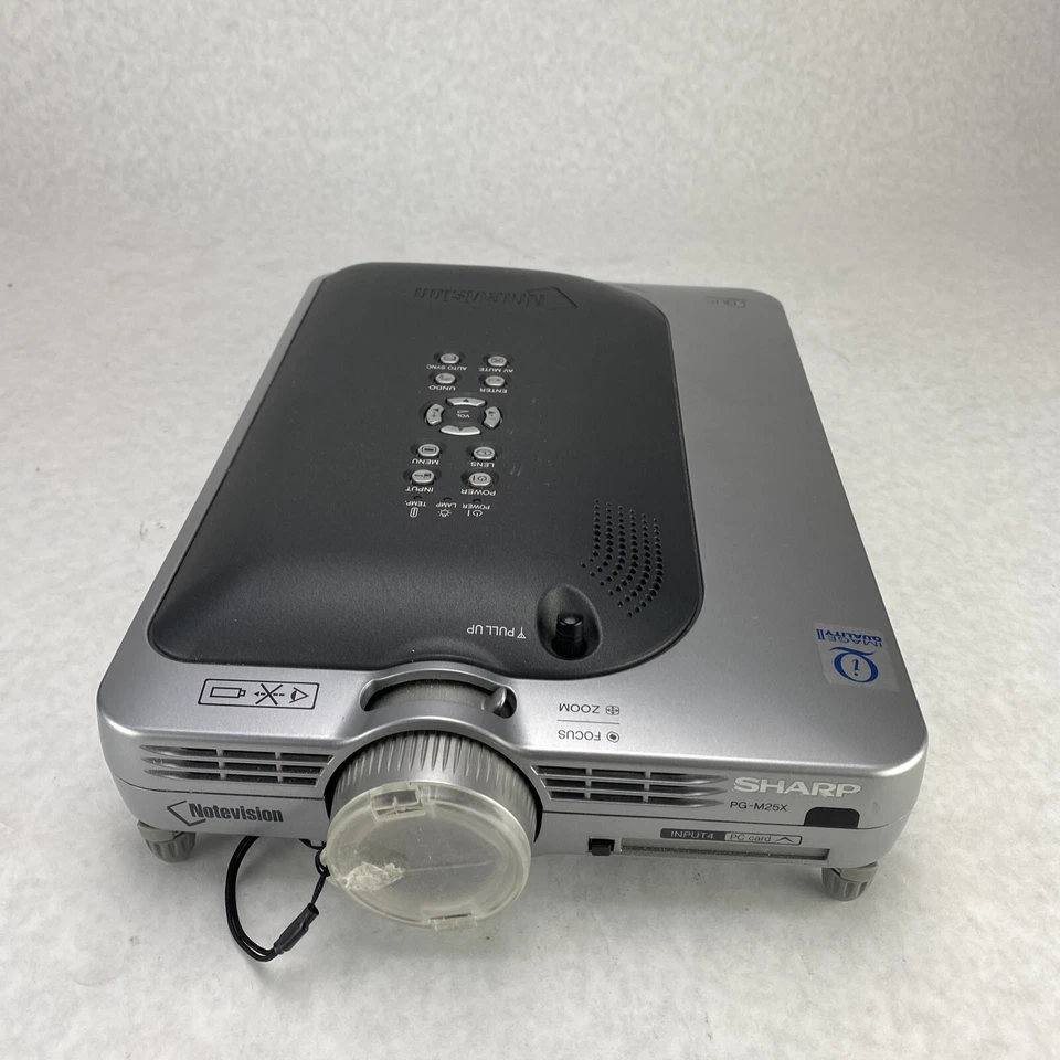 Sharp PG-M25X Notevision DLP Portable XGA Projector 1900 Lumens No Remote - Image 4 of 4