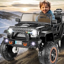 24V Kids Ride On Truck Jeep 2WD/4WD Switchable Ride On Car 400W Battery Powered