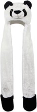 Panda Animal Plush Hat Scarf Mitten 3-in-1 Winter Fun Costume Warm - Child