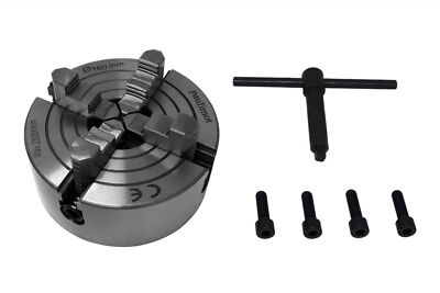PAULIMOT Vierbackenfutter, 160 mm, einzeln verstellbare Backen