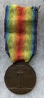 ITALY, VICTORY MEDAL, RARE…. WW1, ORIGINAL SILK RIBBON, #2 FM Lorioli — photo 3