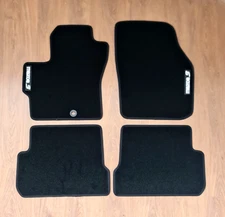 Car Floor Mats Velour for Mazda 3 2004-2009 Black Carpet Rugs Waterproof Liners