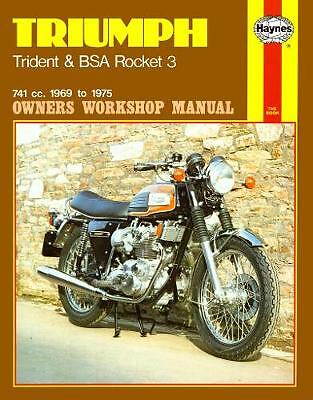 Triumph Trident & BSA Rocket 3 (69 - 75) by Haynes Publishing (Paperback, 1988)