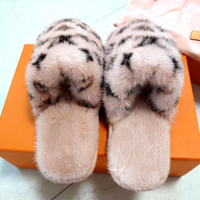 Fluffy Slippers Louis Vuitton Fur Slippers Dhgate Louis Vuitton