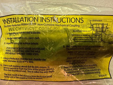 Honeywell / Elster / Permasert Coupling 1 Inch CTS Underground Gas Pipe 50103