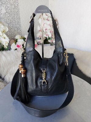 Original Gucci Tasche New Jackie Bag schwarz Schulterriemen