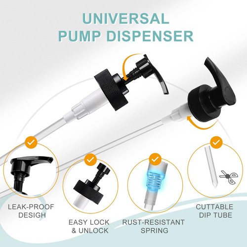 12 Pack Gallon Pump Dispenser Fits Most 1 Gallon Jugs Containers Lotion Shampoo - 第 7/8 張圖片