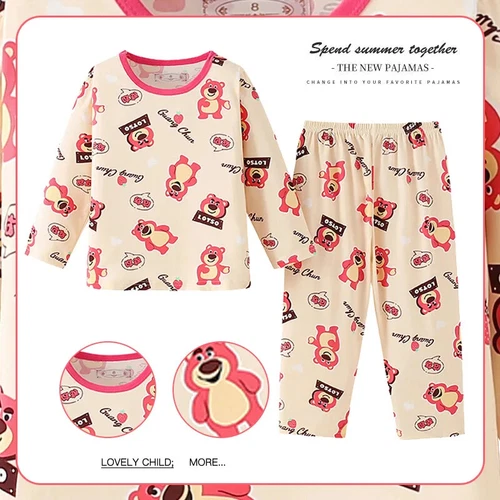 Kuromi Pajamas Sleepwear Long Sleeve Kids Home Clothes 2-piece Set - Picture 10 of 34