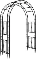 VINGLI Garden Arbor, Arch Archway Christmas Garden Decorations Pergola