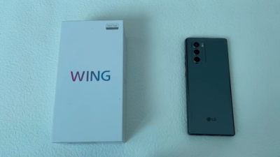 Original LG WING LM F100N 5G NFC 256GB ROM 6.8'' Snapdragon