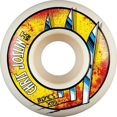 Bones X-Formula Chris Joslin Slice Of Life V1 54mm 99a Skateboard Wheels