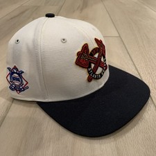 Atlanta Braves '47 Brand 1876 Logo Hat Beige Snapback Baseball Cap