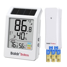 Indoor Outdoor Thermometer Wireless, Digital Temperature Humidity