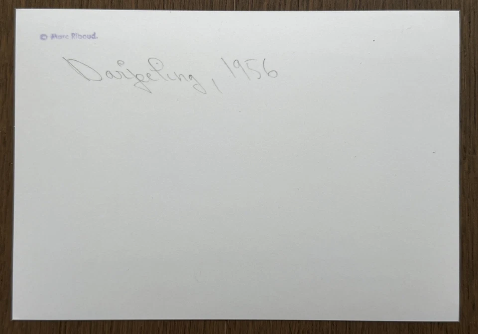 RAR Marc Riboud - Darjeeling, Indien 1956, Original Vintage Gelatine Silberdruck - Bild 2 von 3