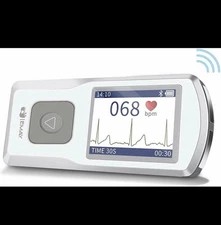 EMAY Bluetooth Portable ECG/EKG Monitor For iPhone & Android mac & Windows EMG20
