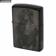 Zippo Evangelion 10th Anniversary Black Titanium Lighter Asuka Serial Numbered
