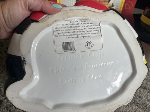 McDonald’s Vintage 1997 Hamburglar Treasure Craft Ceramic Cookie Jar - READ - Picture 13 of 23