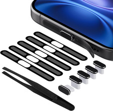 5Pack USB C Dust Plug for Iphone 17/16/16 Pro/16 Pro Max Speaker Mesh Cover Dust