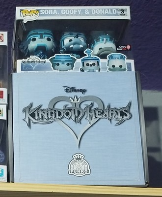 Funko Pop! Kingdom Hearts 3Pack Sora, Goofy and Donald Glow Chase Gamestop Exc
