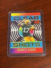 2021 Panini Illusions #CS-8 Davante Adams Clear Shots Light Blue #/299 NFL