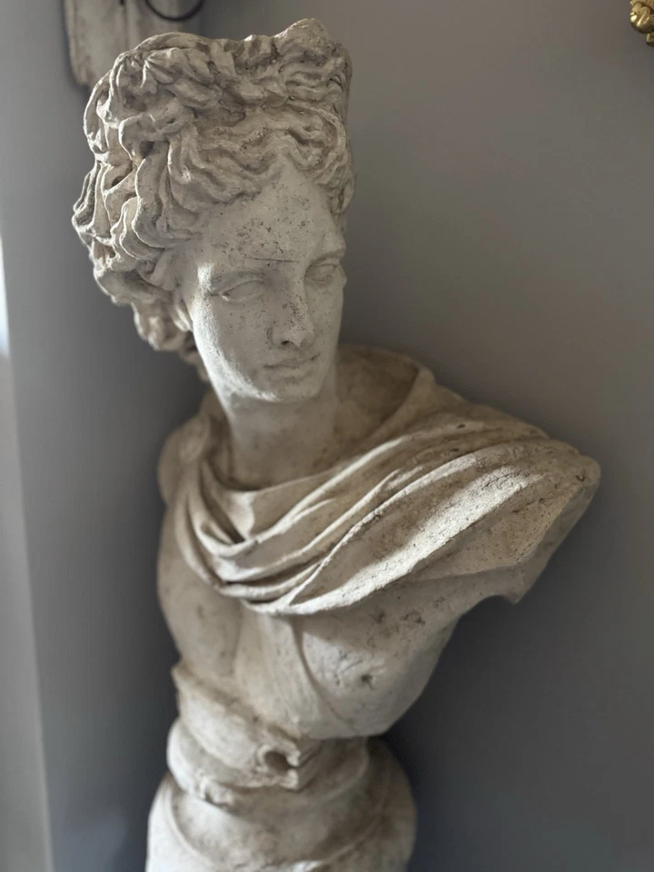 Bust Sculpture Modern Art Resin Statue Decor Home Decorative Figures Living Room - Image 3 of 4