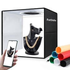 Light Box  Photo Box Photography Portable 12"x12" Studio Kit with 120 LEDs ...