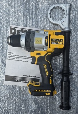 NEW DeWALT DCD1007B HAMMERDRILL/DRIVER 20V XR WITH HANDLE BRUSHLESS