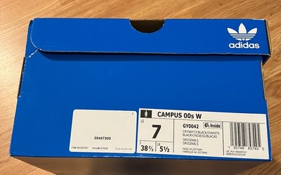 ADIDAS CAMPUS 00s Shoe Box - Empty Box Only - For A Size 7 Sneaker  (Storage) | eBay